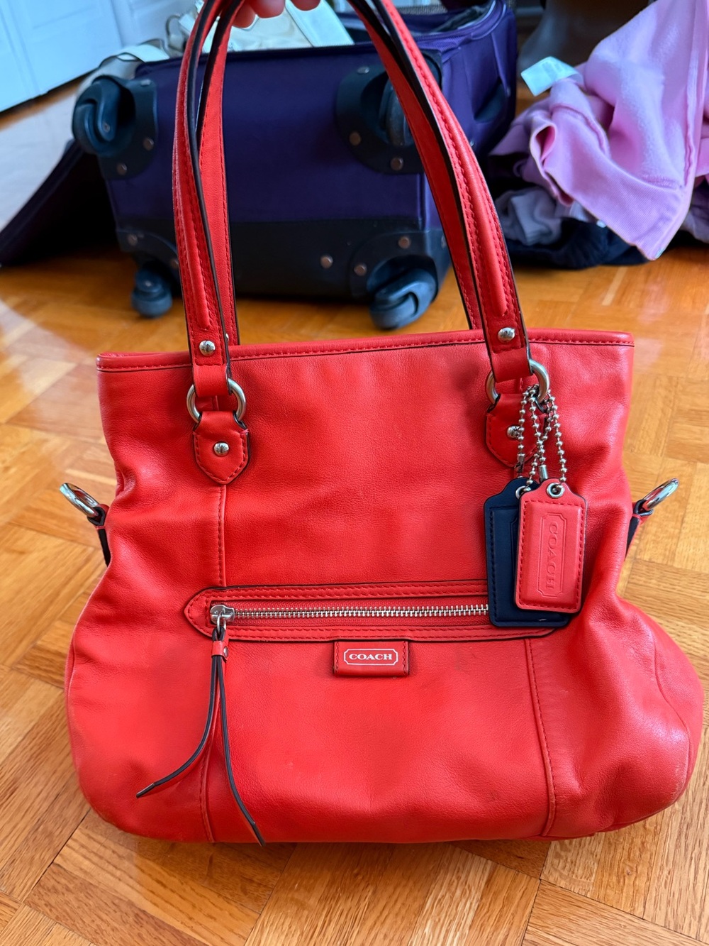 Red coach bag (Daisy Mia)